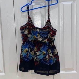 Floral Tunic Tank Top